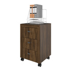 Gaveteiro Com Rodízios Multimóveis Cr25018 Nogal