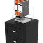 Gaveteiro Com Rodízios Multimóveis Cr25018 Preto