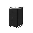 Gaveteiro Criare Com 3 Gavetas Design Moderno Preto