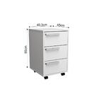 Gaveteiro Cruze 3 Gv Branco