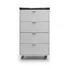 Gaveteiro de Chão Elements Herr Triangulos Branco