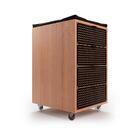 Gaveteiro de Chão Elements Herr Triangulos Madeira Preto