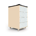 Gaveteiro de Chão Elements Herr Triangulos Ovo