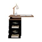 Gaveteiro De Escritório Com Tampo Auxiliar 90cm Com Chave 4 G