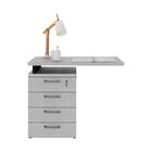 Gaveteiro De Escritório Com Tampo Auxiliar 90cm Com Chave 4 G