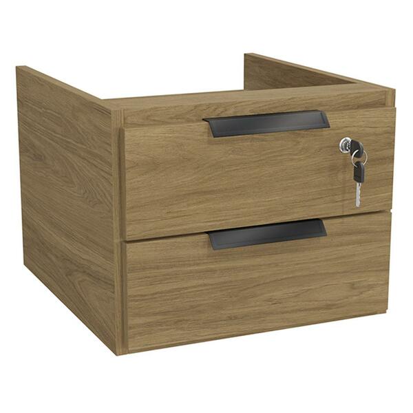 Gaveteiro De Mesa 2 Gavetas 37 Cm Versatil 2001a Kappesberg