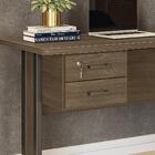 Gaveteiro De Mesa 2 Gavetas Com Chave Versatile Munique 37cm