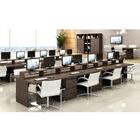 Gaveteiro De Mesa 2 Gavetas Office Carvalho 36cm