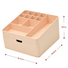 Gaveteiro De Mesa Organizador Multiuso Com Divisórias Rosa