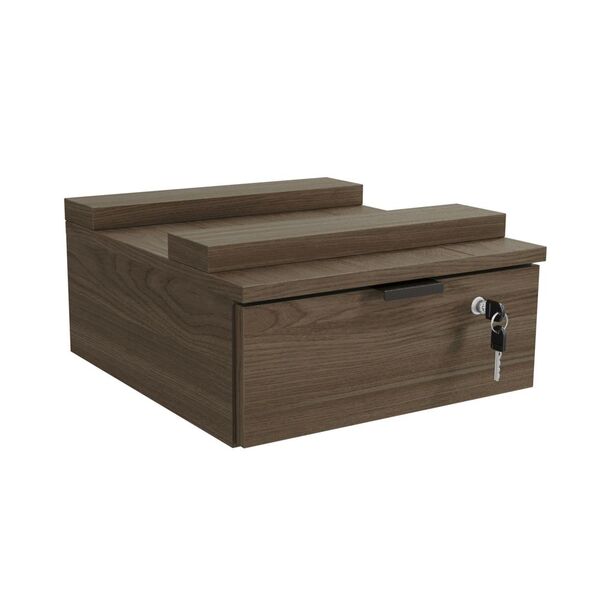 Gaveteiro De Mesa Para Escritório 35 7cm 1 Gaveta Frame F054