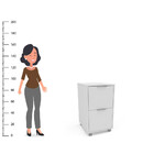 Gaveteiro Durban 2 Gavetas Politorno