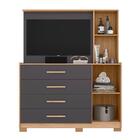 Gaveteiro Durham Nature/titanium