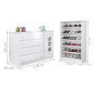 Gaveteiro E Sapateira Infantil Henry Branco