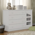 Gaveteiro E Sapateira Infantil Ian Branco