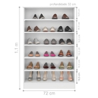 Gaveteiro E Sapateira Infantil Ian Branco