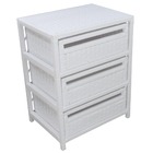 Gaveteiro Em Fita 3 Gavetas 41x30x52cm - Branco