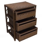 Gaveteiro Em Fita 3 Gavetas 41x30x52cm - Brown Derby