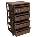 Gaveteiro Em Fita 4 Gavetas 41x30x69cm - Argila