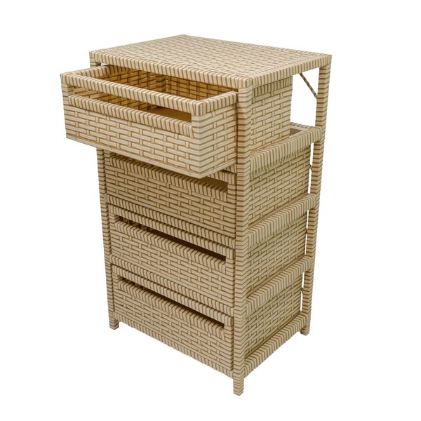 Gaveteiro Em Fita 4 Gavetas 41x30x69cm - Bananeira