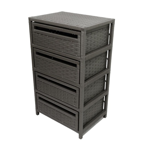 Gaveteiro Em Fita 4 Gavetas 41x30x69cm - Friar Gray