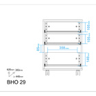 Gaveteiro Ermo Ii 3 Gv Branco