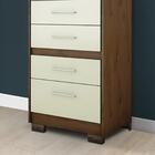 Gaveteiro Escritório 5 Gavetas Capuccino Off White Primacy 20