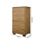 Gaveteiro Escritório 5 Gavetas Ipê Nobre Primacy 2086 Batrol