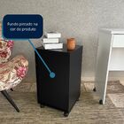 Gaveteiro Escritório Com 4 Gavetas Movlar - Mod.0701 Preto