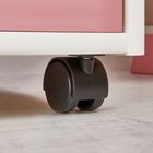 Gaveteiro Escritório Madeira Maciça 5 Gavetas Rodízios Lagos