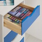 Gaveteiro Escritório Madeira Maciça 5 Gavetas Rodízios Lagos