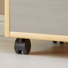 Gaveteiro Escritório Madeira Maciça 5 Gavetas Rodízios Lagos