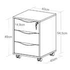 Gaveteiro Face 3 Gv Preto