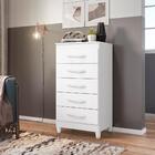 Gaveteiro Fenix Branco Flex Titanium Azul Rosa 5 Gavetas