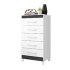 Gaveteiro Fenix Flex Branco/titanium Azul Rosa 5 Gavetas