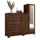 Gaveteiro Florence Cedro 2 Portas