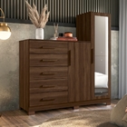 Gaveteiro Florence Cedro 2 Portas