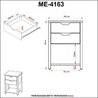 Gaveteiro Gamer 2 Gavetas Me4163 Tecnomobili Preto/vermelho