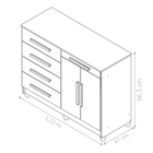 Gaveteiro Georgia Branco