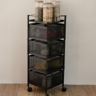 Gaveteiro Giratório Quadrado Com Rodinhas Oikos