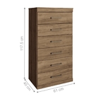 Gaveteiro Gogh Atacama 6 Gavetas