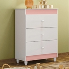 Gaveteiro Hackett Branco Rosê Flex