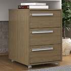 Gaveteiro Havana 3 Gavetas Nogal - Moville