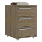 Gaveteiro Havana 3 Gavetas Nogal - Moville