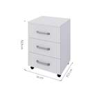 Gaveteiro Home 3 Gv Branco