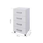 Gaveteiro Home 4 Gv Branco