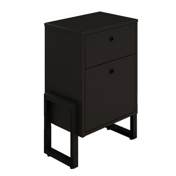 Gaveteiro Home Office 2 Gavetas Estilo Industrial New Port F0