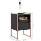 Gaveteiro Industrial 1 Gaveta Pen Preto Cobre