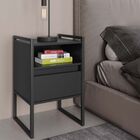 Gaveteiro Industrial 1 Gaveta Pen Preto Onix