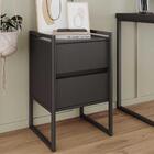 Gaveteiro Industrial Com Gaveta Lelly Preto Onix