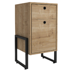 Gaveteiro Industrial Veneza Nature - Amarena Móveis
